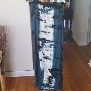 Mossimo tye dye maxi skirt